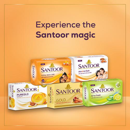 Santoor Sandal Turmeric Soap Super Saver Pack 100 g Esail e commerce